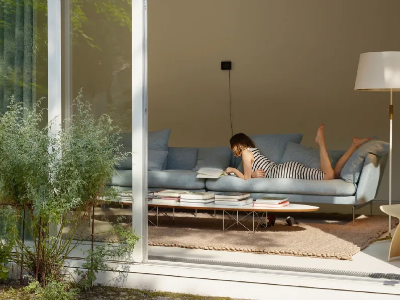 Tavolino in HPL bianco Elliptical Table ETR di Vitra