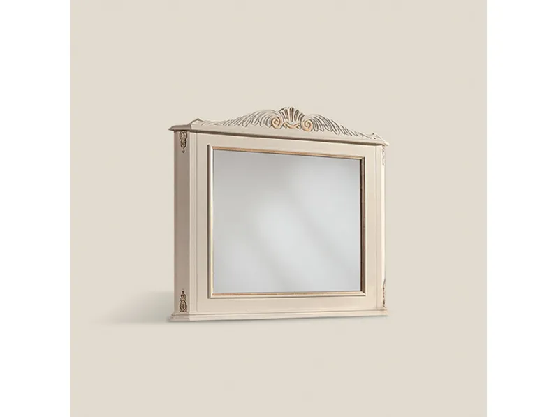 Specchiera Emozioni 5142 EM23 in legno laccato di Tarocco Vaccari