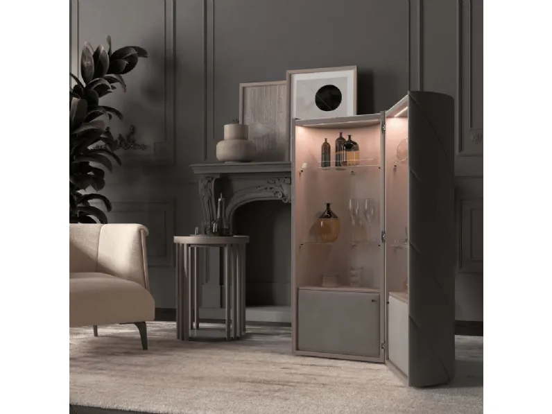 Mobile Bar cilindrico in tecnonabuk Eros di Ghezzani