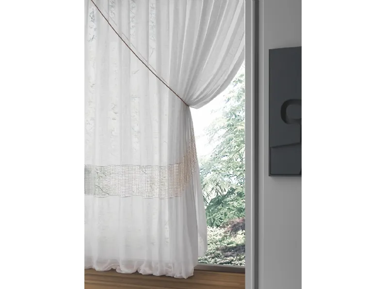 Tenda Fil Art 01 con intreccio a rete di Acro Texture