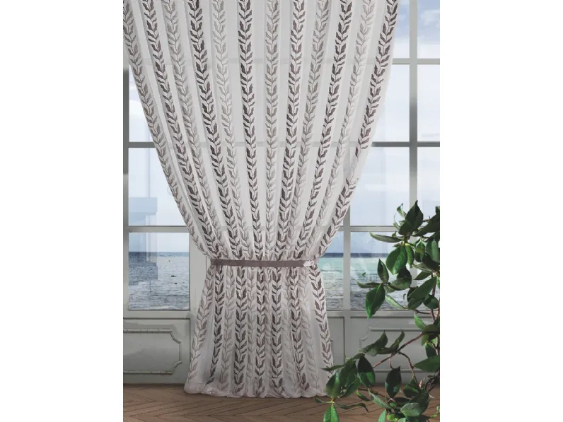 Tenda Fil Art 01 ricamata di Acro Texture