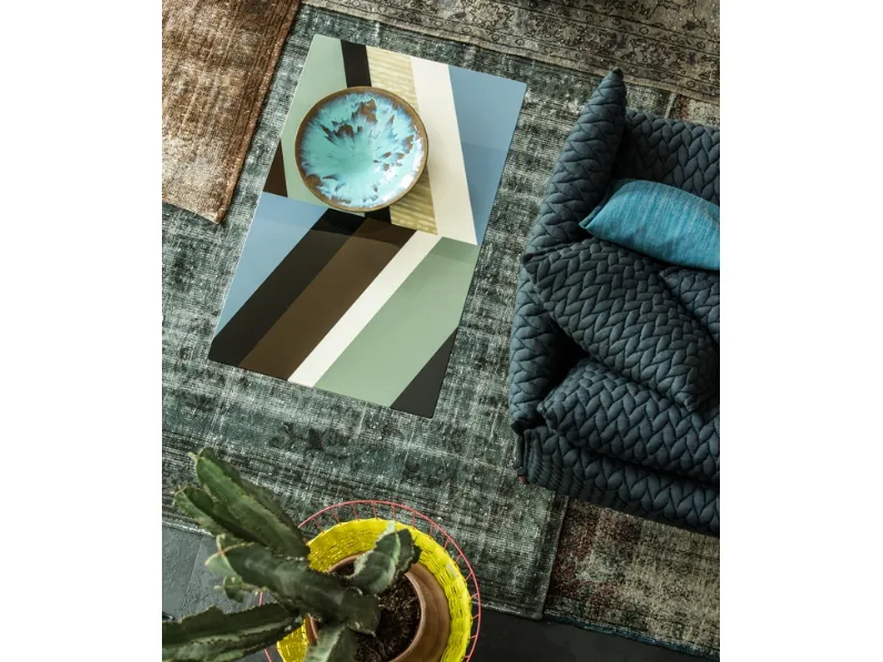 Tavolino in plexiglass Fishbone di Moroso