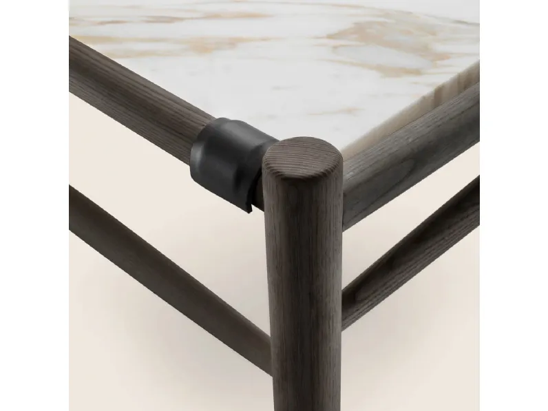 Tavolino in marmo e legno Tessa di Flexform
