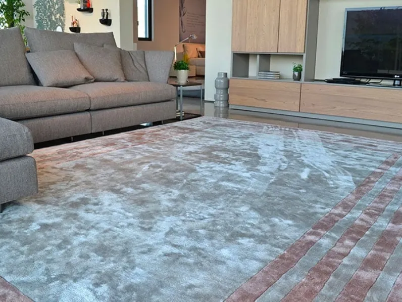 Tappeto morbido e setoso interamente realizzato con filati di origine vegetale Galea 03 di Sartori Rugs