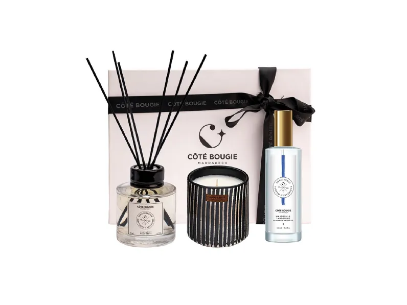 Gift Box fragranza Mandarino Majorelle di Côté Bougie