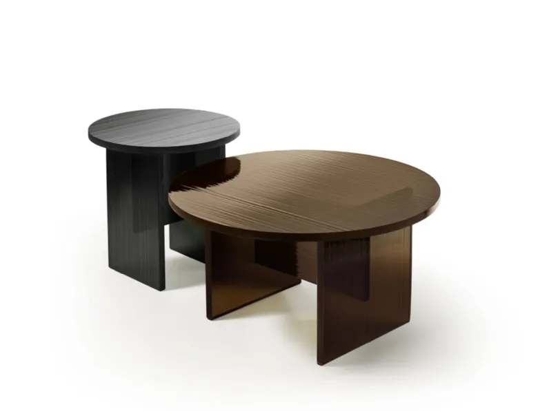 Tavolino in vetro Gliss di Fiam