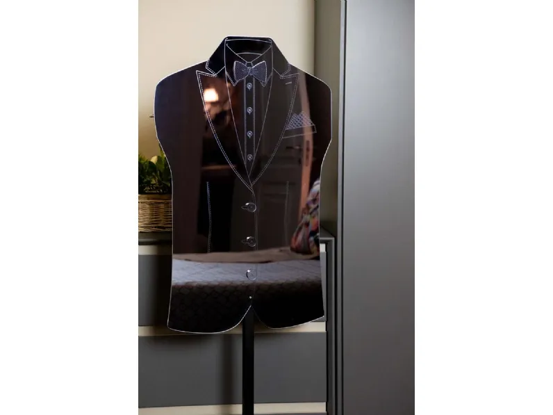 Servomuto in cristallo acrilico e metallo Gregory di Vesta