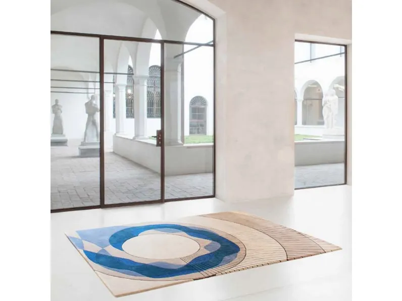 Tappeto con geometrie astratte Hand Tufted 01 di Cigierre