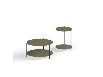 Tavolino con struttura in metallo Icaro di Orme
