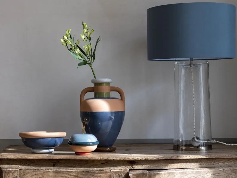 Vaso e ciotole in ceramica Ikiperu di Poltrona Frau
