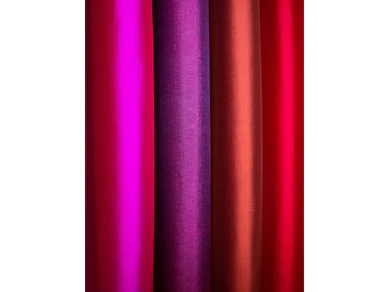Tenda India in seta tinta in filo di Acro Texture