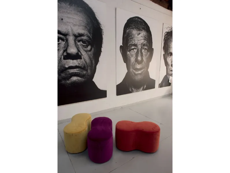 Pouf in tessuto colorato Infinito di DHome