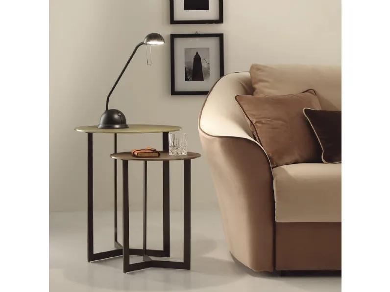 Tavolino in cristallo Joker di Ponti Terenghi