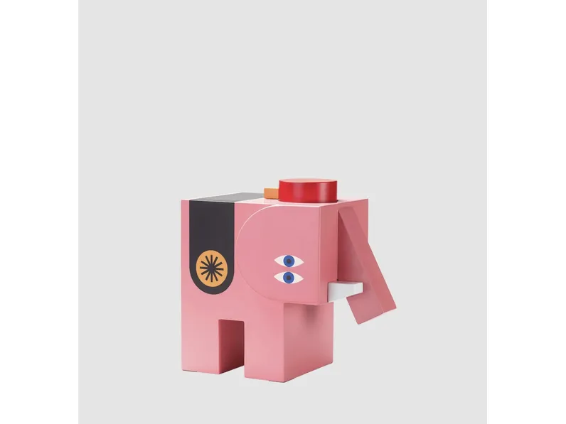 Tavolino in MDF laccato Jumbo di Qeeboo