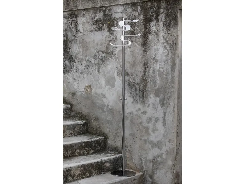 Appendiabiti in metallo e plexiglass Kaalight di Vesta