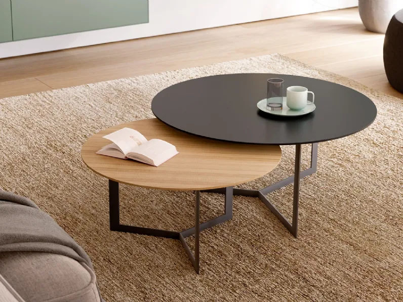 Tavolino Kabi V 02 in legno o laccato di Treku