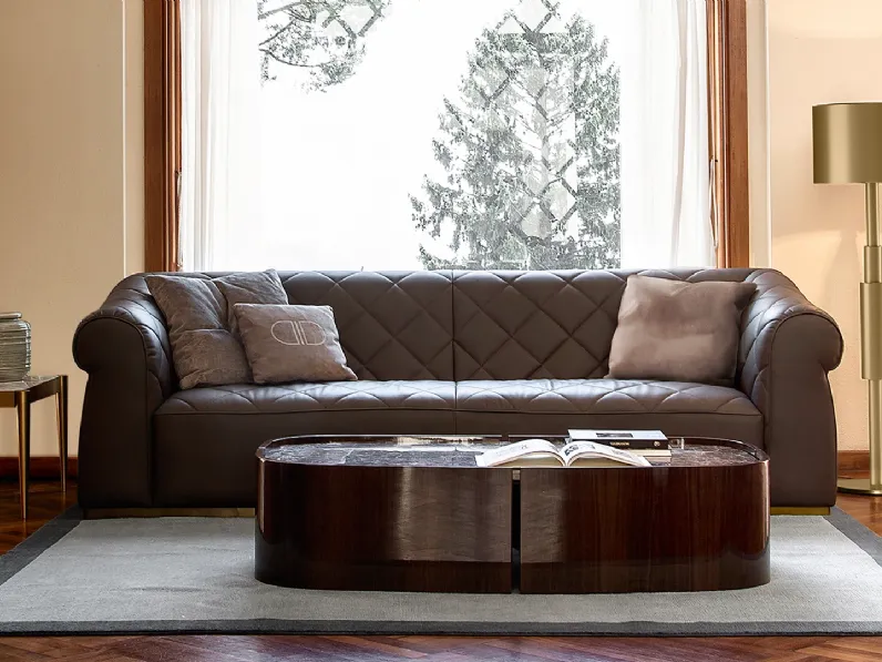 Tavolino con top in marmo Kensington di Daytona Home