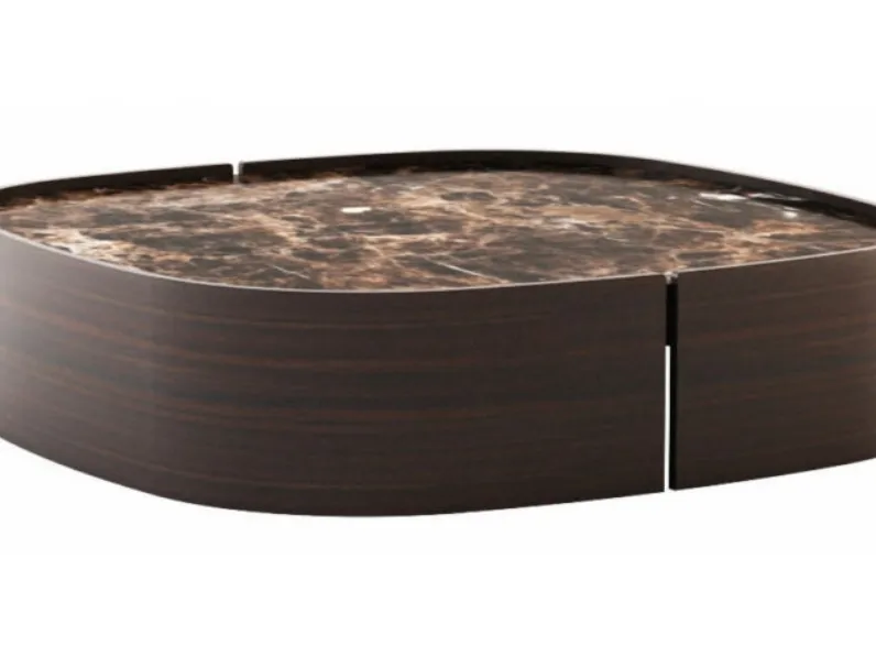 Tavolino con top in marmo Kensington di Daytona Home