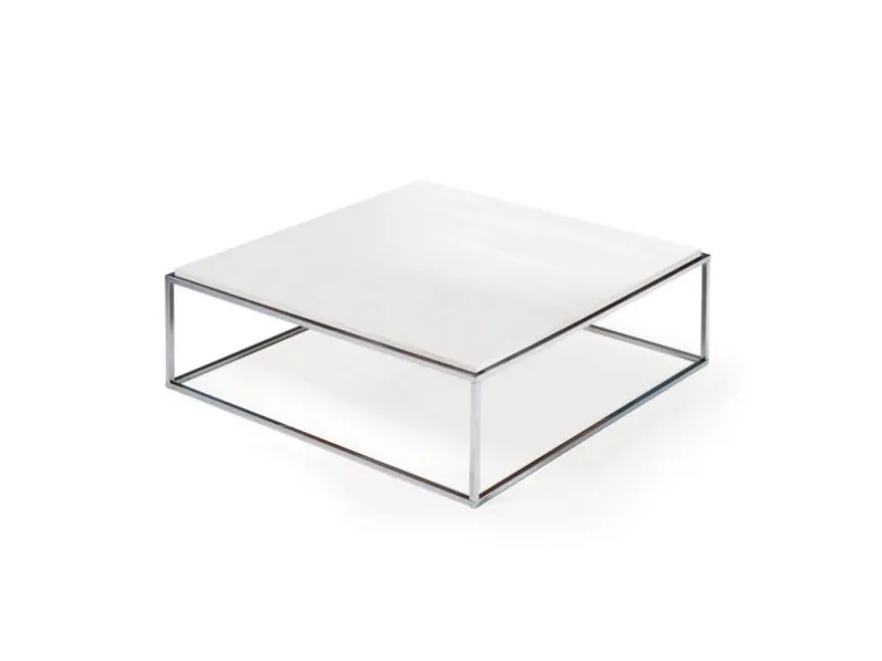 Tavolino in laminato e metallo Layer di Kermes divani