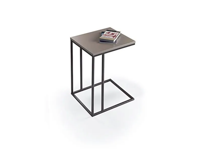 Tavolino in laminato e metallo Layer di Kermes divani