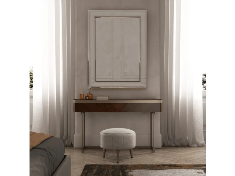 Specchio Kilian con cornice in vetro di Ghezzani