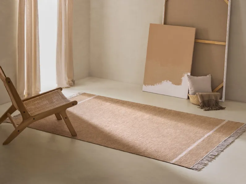 Tappeto Kilim Basic Beige di Kuatro