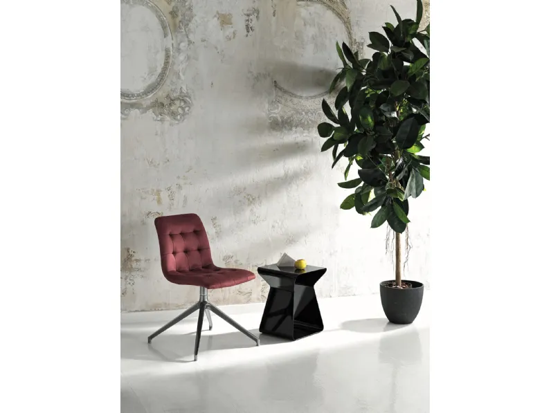 Tavolino Kito in acciaio laccato di Bontempi