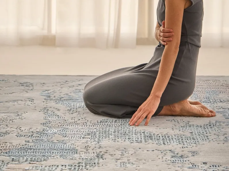 Tappeto Laguna Bluish Gray di Kuatro