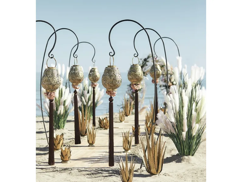 Lanterna Foglie in metallo di EDG