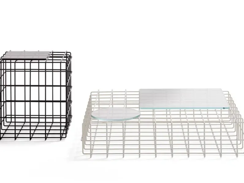 Tavolino Leyva in ferro verniciato di Saba