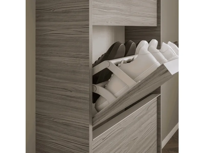 Scarpiera Linea Moderna Larga di Maxscarpiere