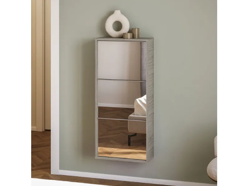 Scarpiera Linea Moderna Piccola con specchi di Maxscarpiere