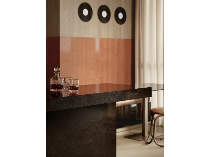 Top Cucina Lume Ossidiana Lux di Marazzi
