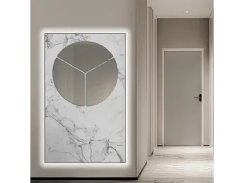 Lo specchio magnetico MAGSP2000 di Pintdecor offre un design a ventaglio unico e sofisticato.