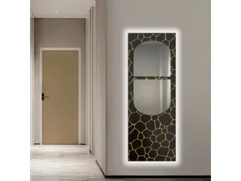 Lo specchio magnetico MAGSP2004 di Arco di Pintdecor unisce design e funzionalità.