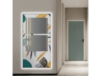Lo specchio rettangolare magnetico MAGSP2008 di Pintdecor.