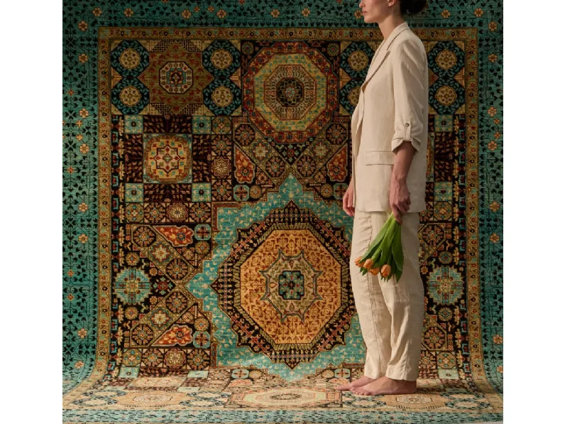 Tappeto Mamluk Multicolor di Kuatro