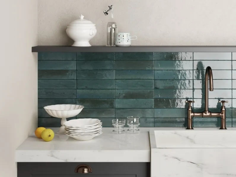 Top Cucina Marble Look Altissimo Lux di Marazzi