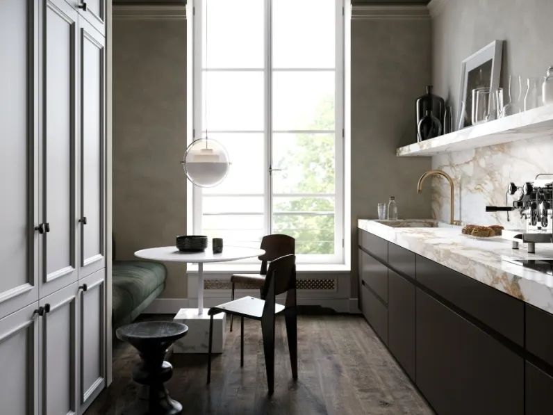 Top Cucina Marble Look Calacatta Vena Vecchia di Marazzi