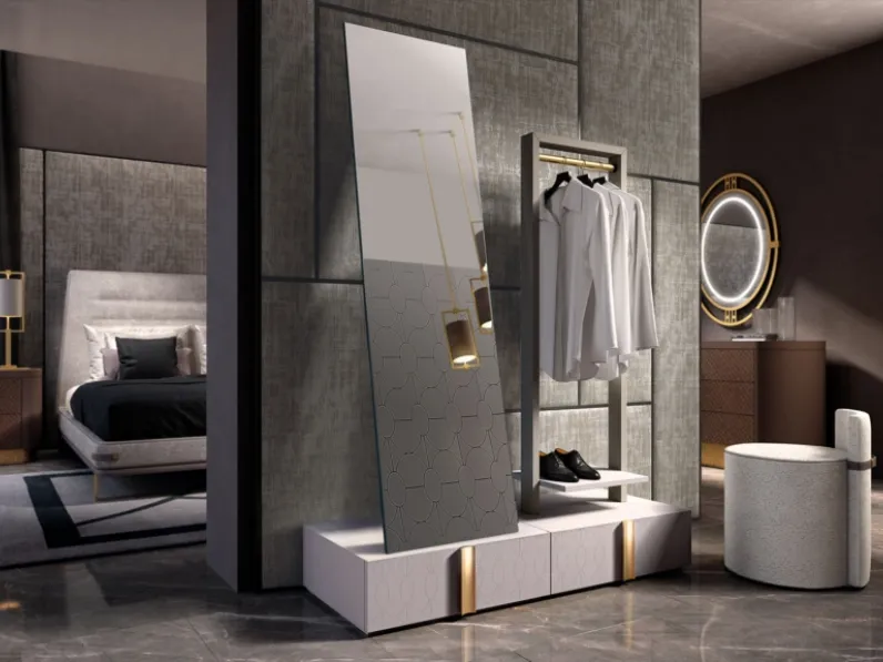 Specchiera con appendiabiti Mascari Bridges di Valderamobili