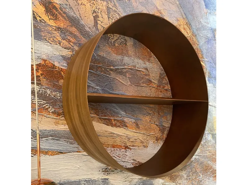 Mensola circolare Giotto in acciaio di Adriani e Rossi