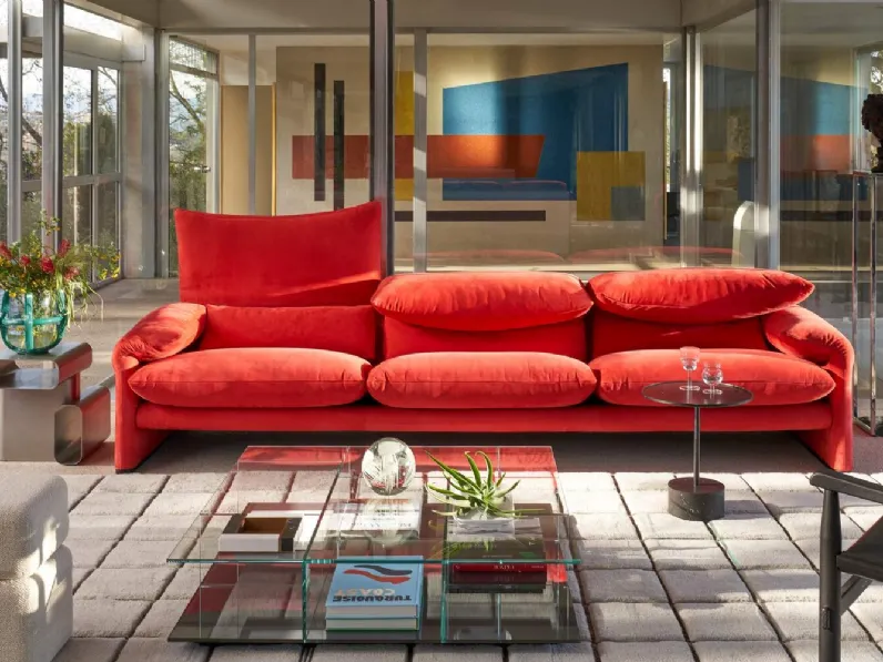 Tavolino in vetro Mex di Cassina