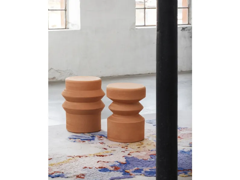 Tavolini in terracotta Mila e Milo di Miniforms