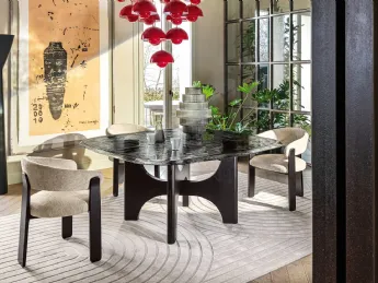 Il tappeto Mirage di Calligaris è un elemento distintivo che definisce lo spazio con eleganza modern