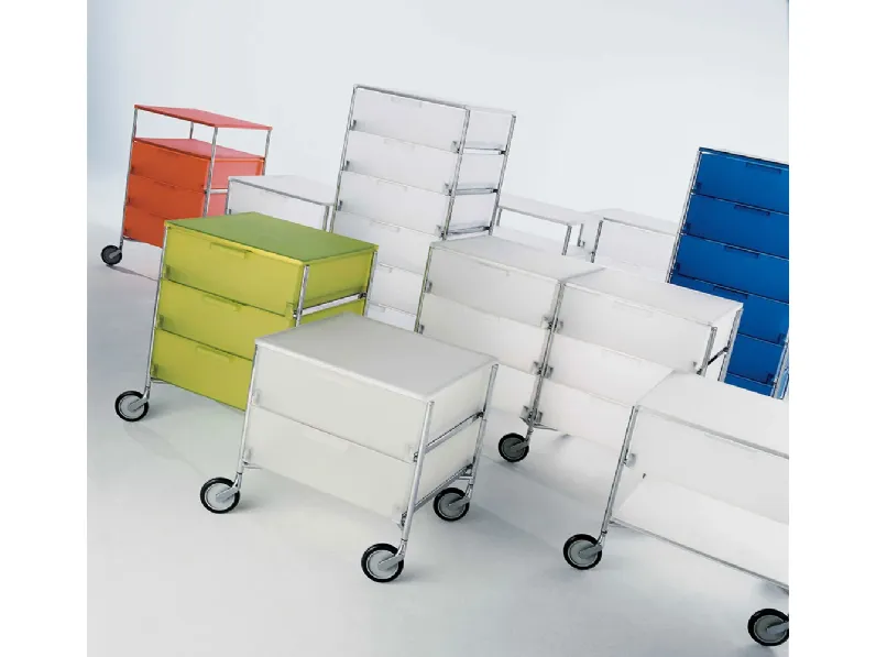 Contenitore Cassettiera Mobil Mat di Kartell