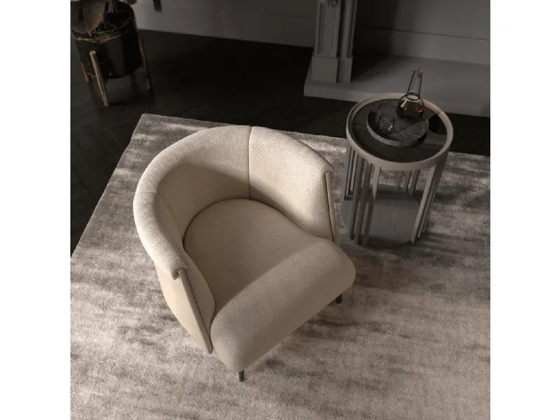 Tavolino in vetro e legno Momentus di Ghezzani