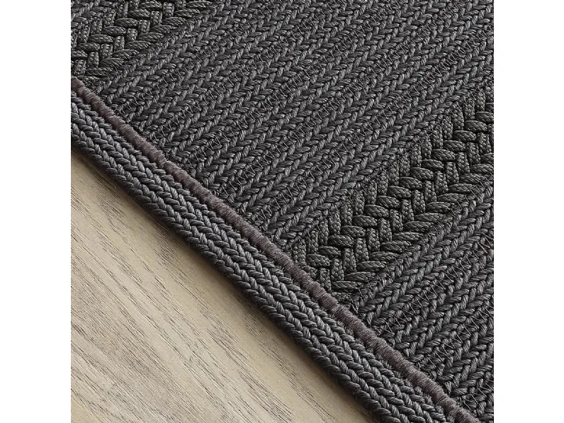 Tappeto in polipropilene intrecciato Montecarlo di Leolori