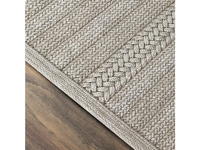 Tappeto in polipropilene intrecciato Montecarlo di Leolori