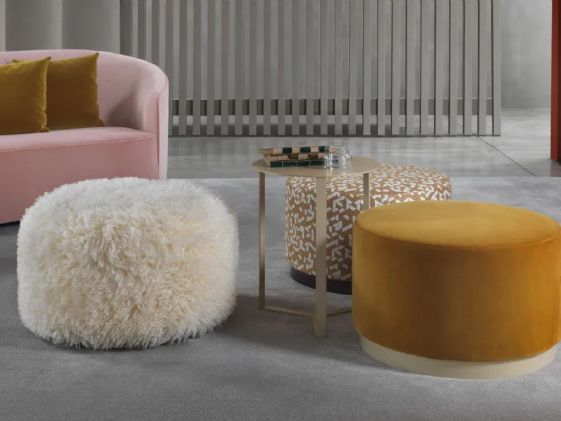 Pouf in tessuto Moon di Marelli