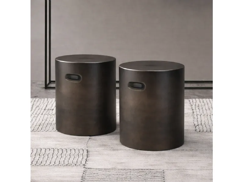 Pouf Nappe in gres porcellanato di Adriani e Rossi
